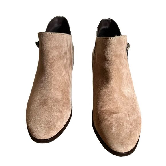 Cole Haan Gracy Bootie Snakeskin Suede Size 8.5 - Picture 3 of 7